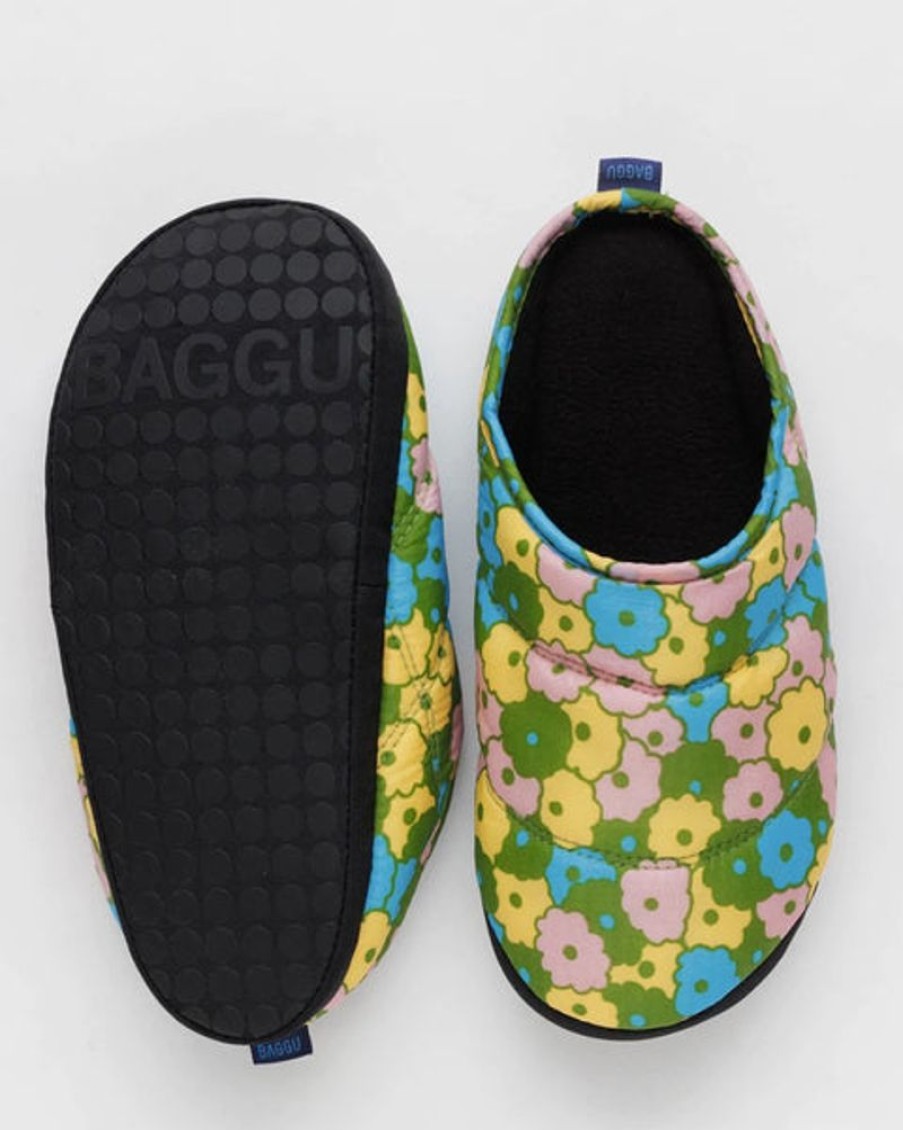 Accessories & Clothing Baggu | Baggu - Puffy Slipper - Flowerbed