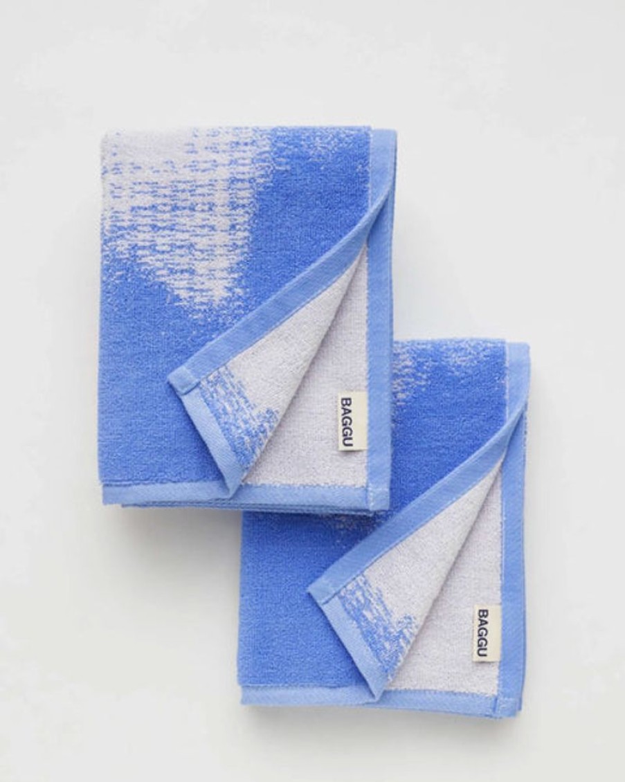 Home Decor Baggu | Baggu - Hand Towel Set Of 2 - Clouds