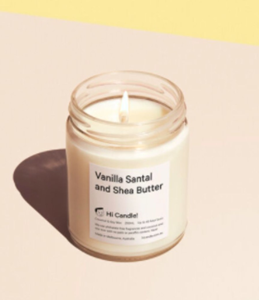 Scent & Care Hi Candle! | Hi Candle!- Vanilla Santal And Shea Butter