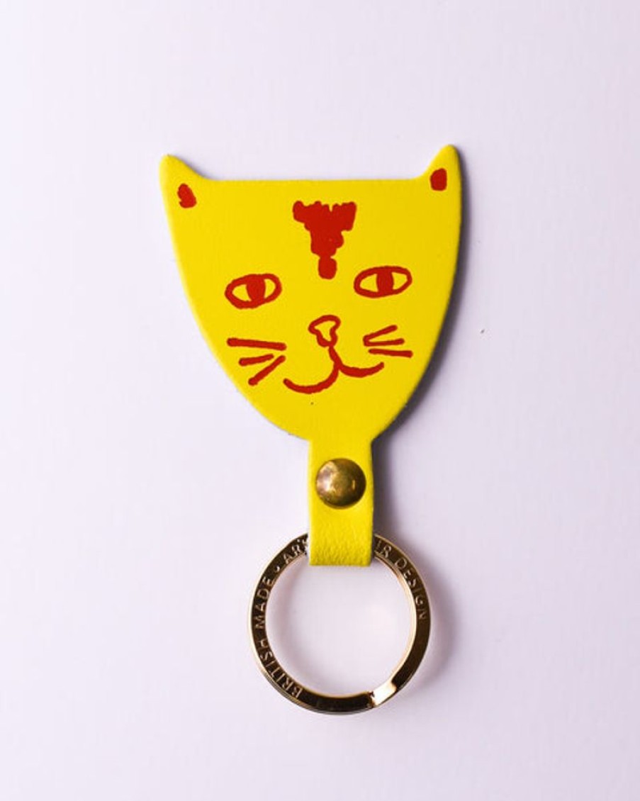 Accessories & Clothing Ark | Ark - Cat Key Fob - Yellow