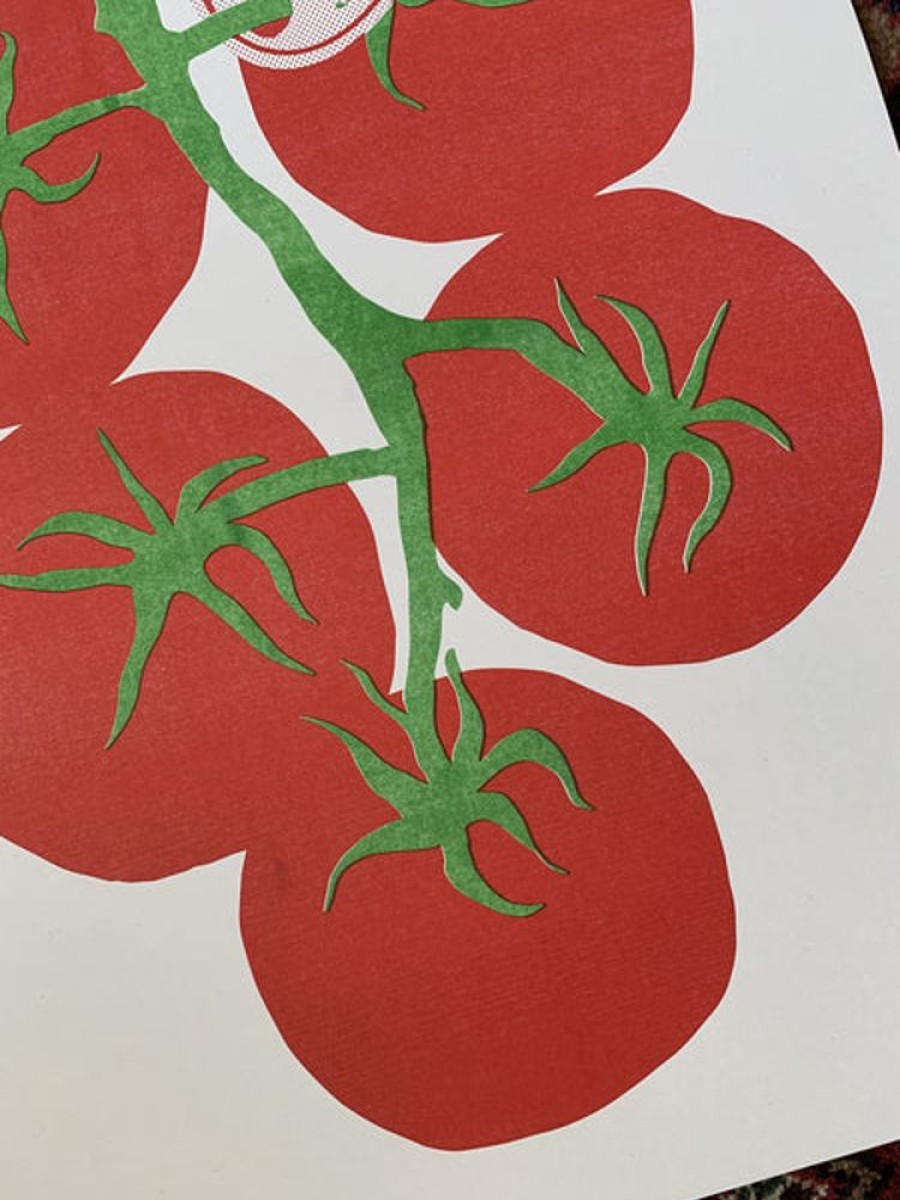 Home Decor Alice Oehr | Alice Oehr - Truss Tomatoes Riso Print - A2