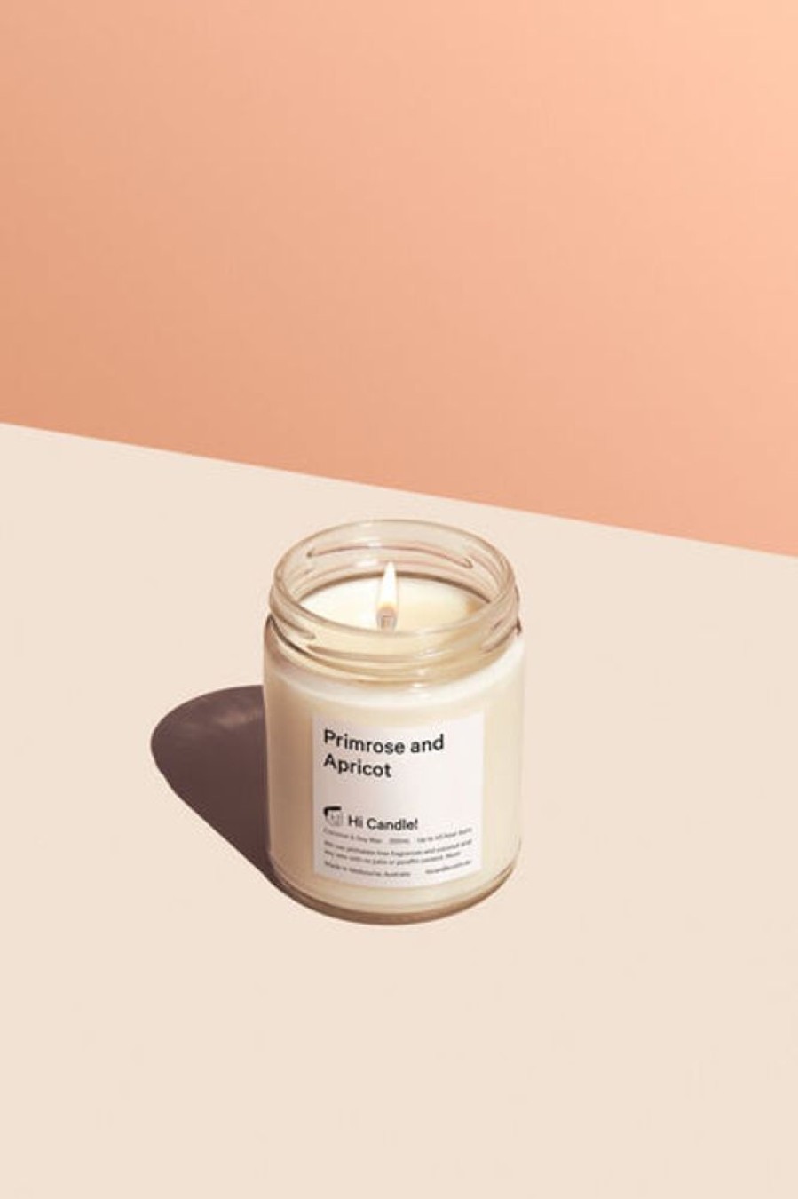 Scent & Care Hi Candle! | Hi Candle! - Primrose And Apricot