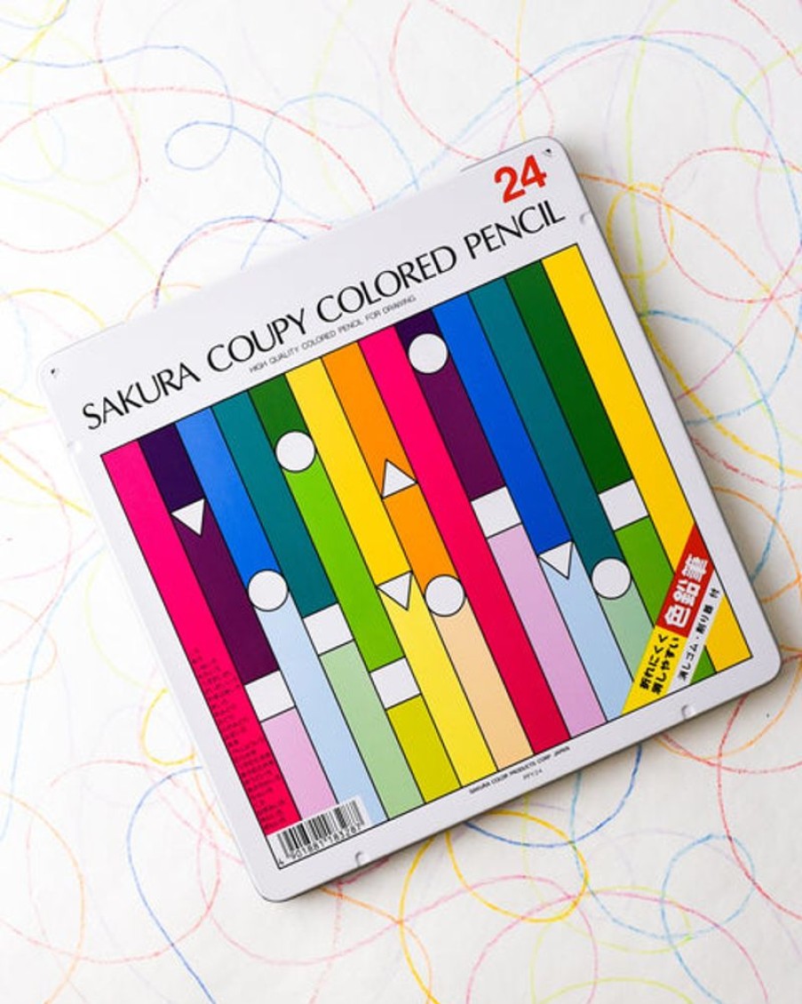 Kids & Babies Sakura | Sakura Coupy Coloured Pencil - 24 Set