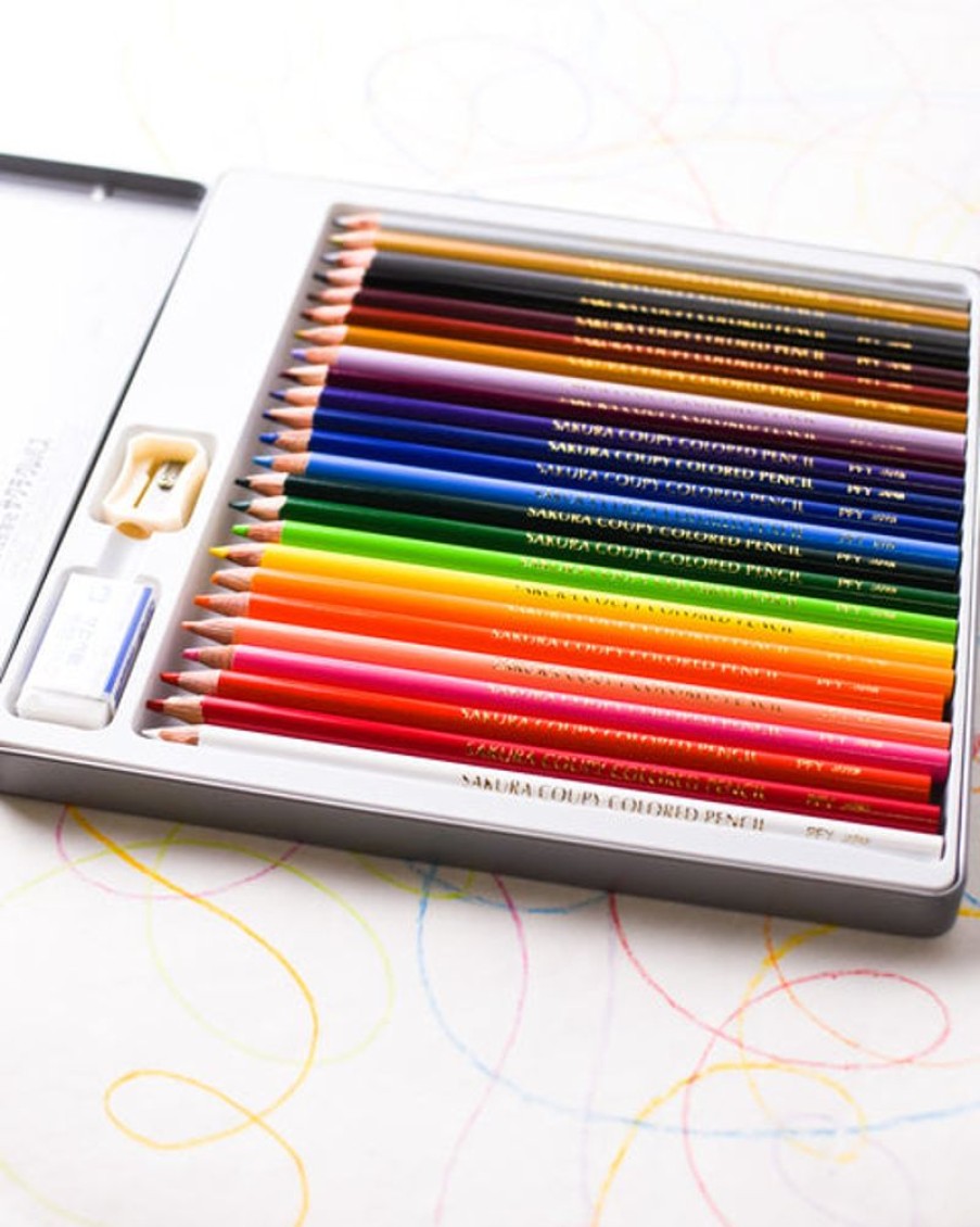 Kids & Babies Sakura | Sakura Coupy Coloured Pencil - 24 Set