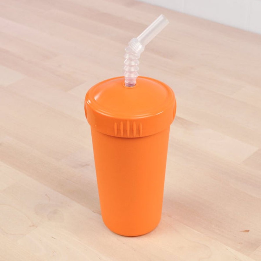 Kids & Babies Re-Play | Re-Play - Straw Cup - Orange