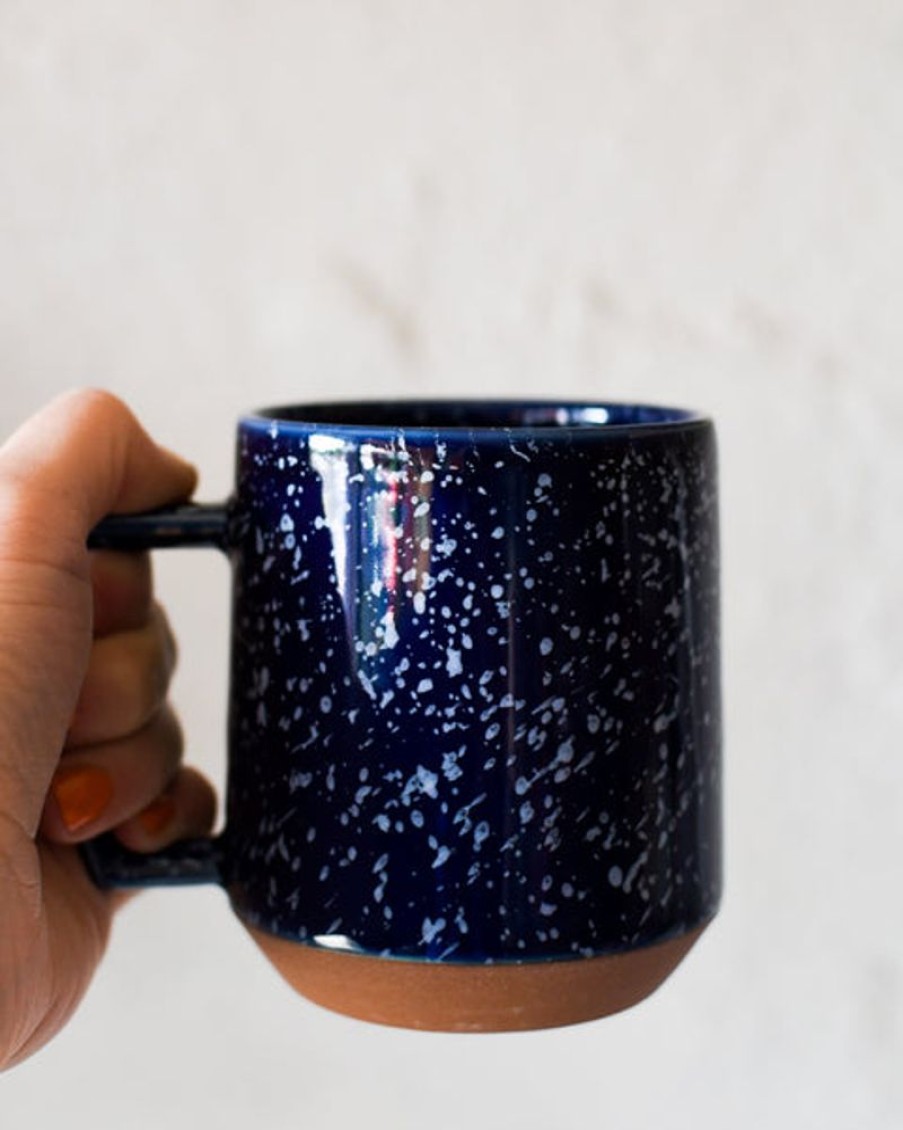 Home Decor chips japan | Chips Japan Mug - Navy And White Splash