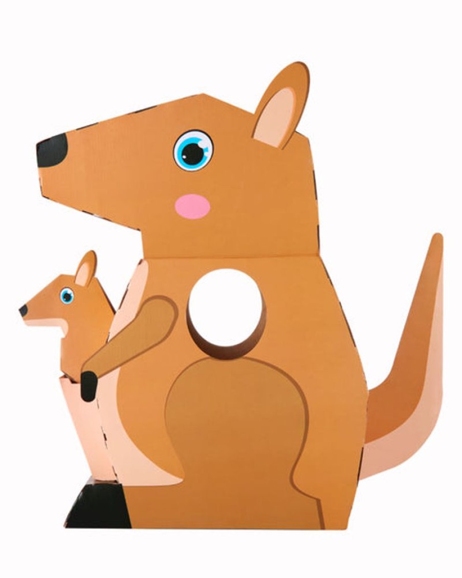 Kids & Babies paper pops | Paper Pops - 3D Cardboard Kangaroo Costume Kit - Mila The Kangaroo