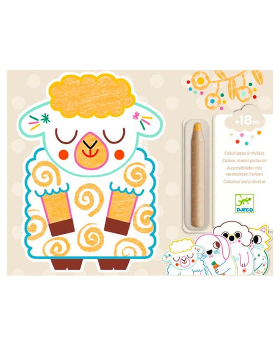 Kids & Babies Djeco | Djeco - Domestic Animals Colour Reveal Set