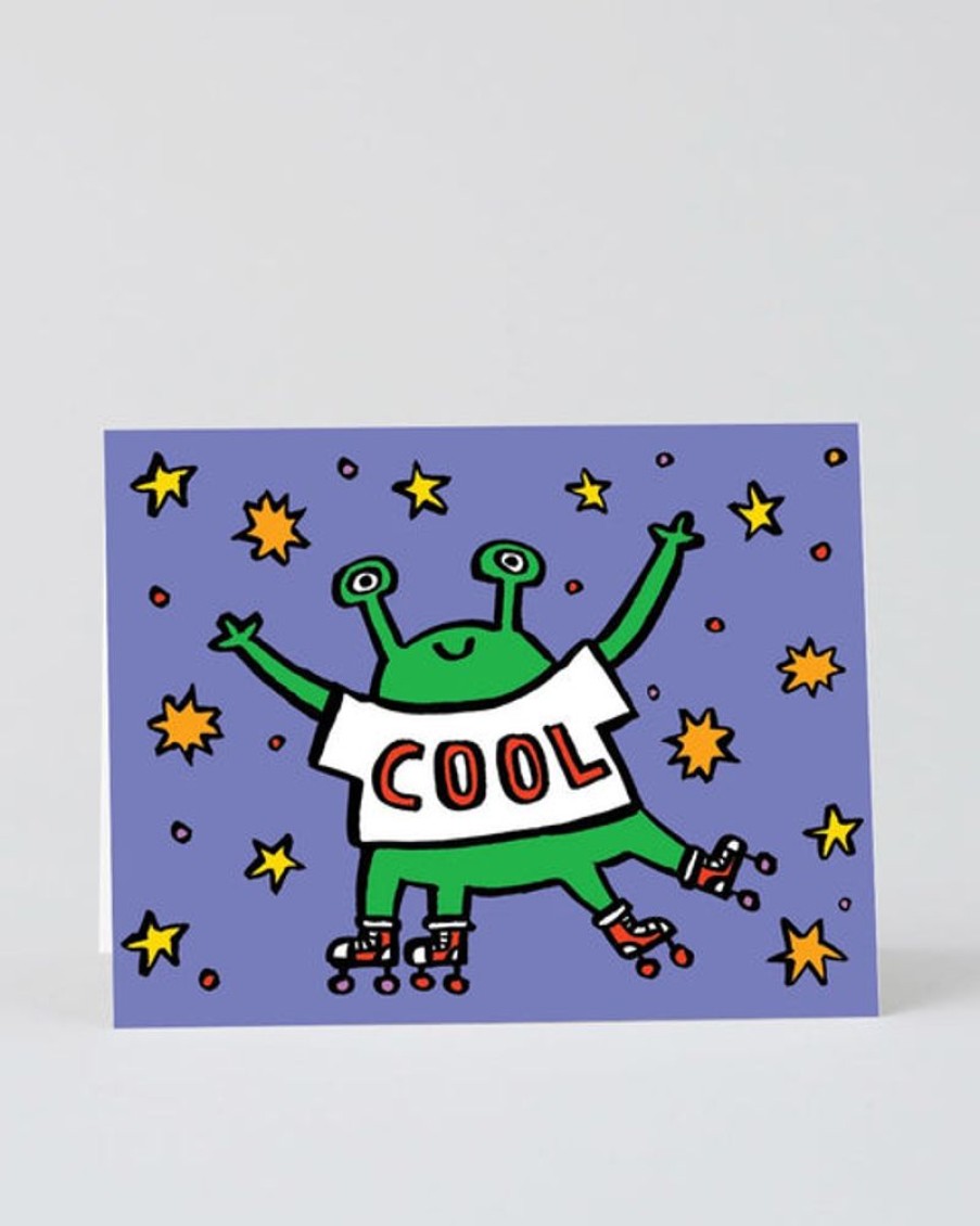 Cards Wrap | Wrap - Cool Alien Card