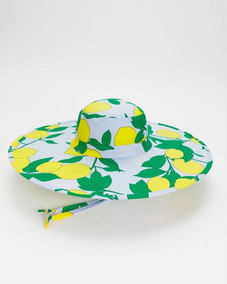 Accessories & Clothing Baggu | Baggu - Packable Sun Hat - Lemon Tree