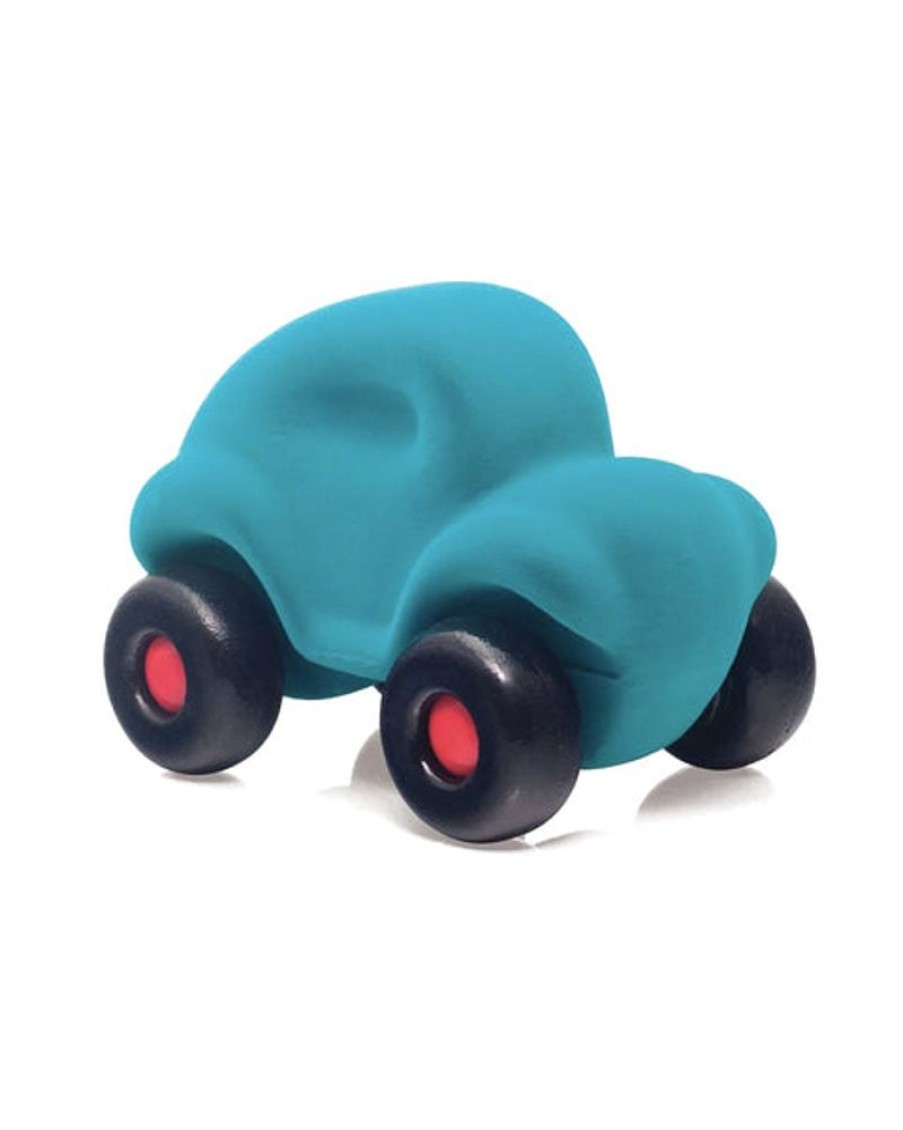 Kids & Babies Rubbabu | Rubbabu - Micro Vehicle - Teal Car