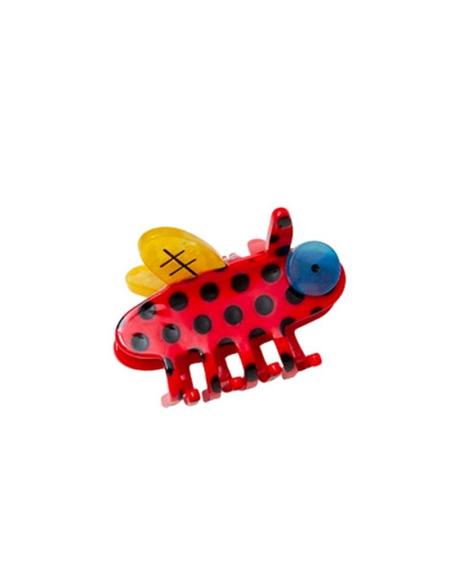 Accessories & Clothing Gentle Thrills | Gentle Thrills - Love Bug Hair Claw - Red